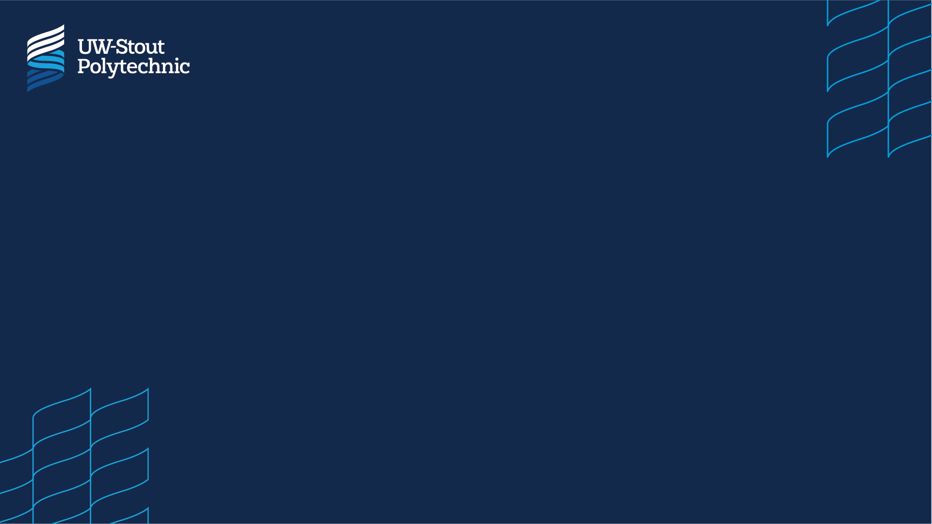 UW-Stout Polytechnic Cyan Flags Digital Wallpaper
