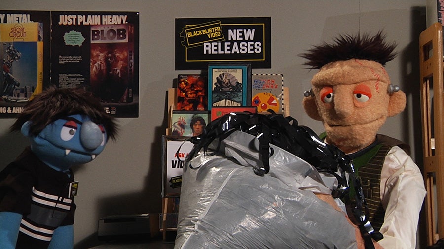 Dwayne Frankensten in The VHS of Death!, an excerpt short where the cast battles a feisty, cursed video rental.