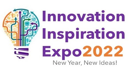 Innovation Inspiration Expo 2022 New Year, New Ideas! logo