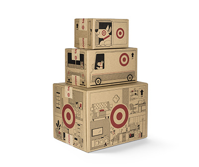 Shipping boxes for Target