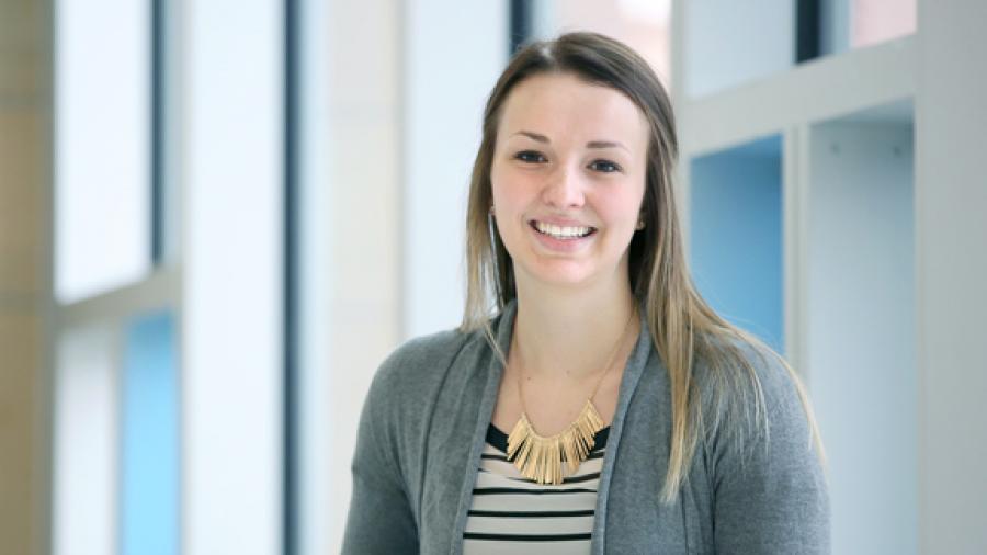 University of Wisconsin-Stout undergraduate Samantha Martell has been selected to receive the National Business Education Association Award of Merit for outstanding achievement in business education.
