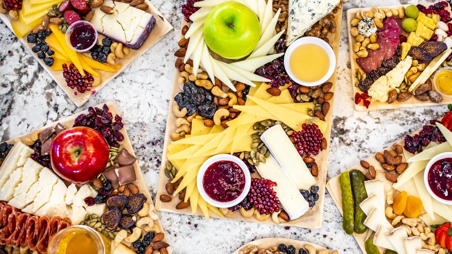 Cheese platters from the Grater Good