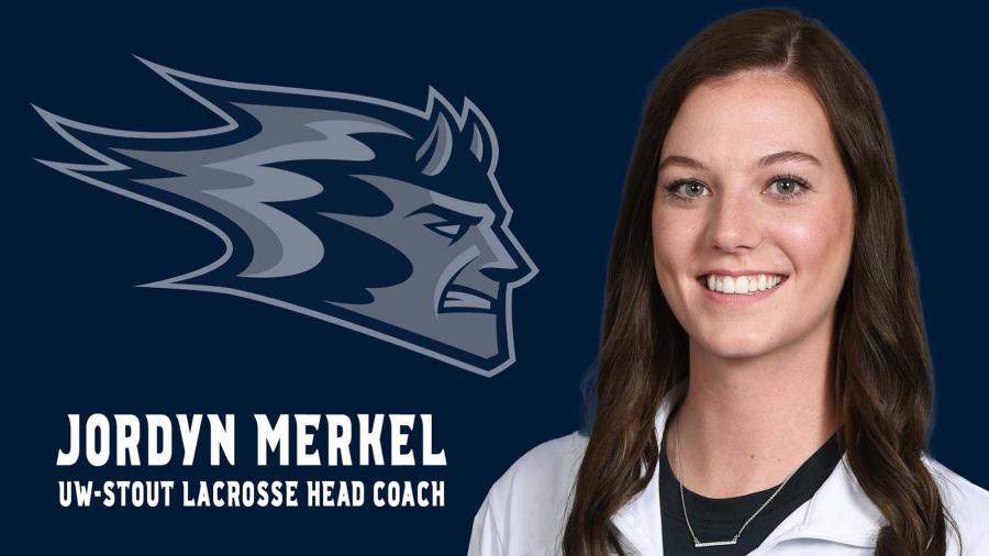 Jordyn Merkel is UW-Stout's first women's lacrosse coach.