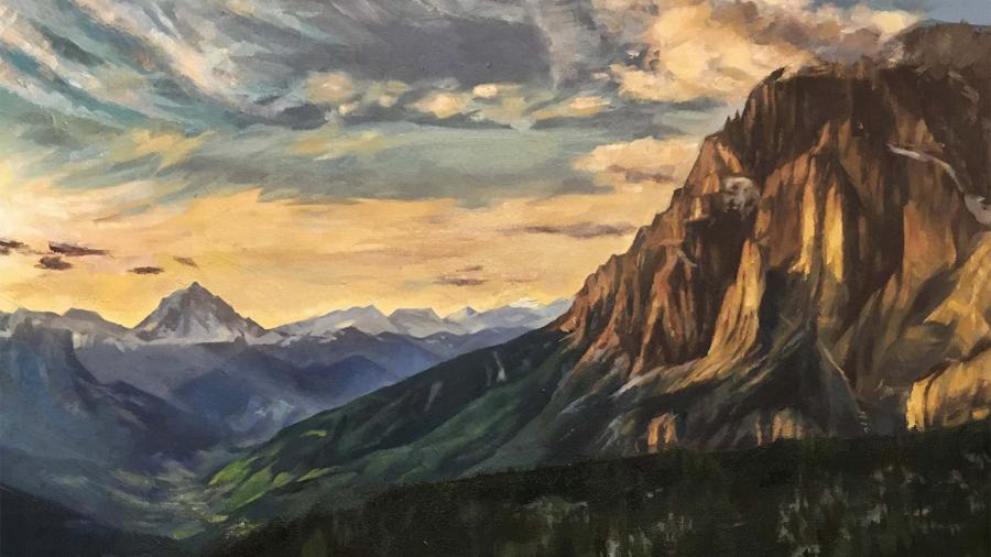 "Daybreak" by Elise Howard.