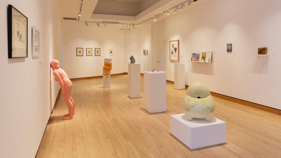 Image of Furlong Gallery containing pieces form "What's in Your Collection?"