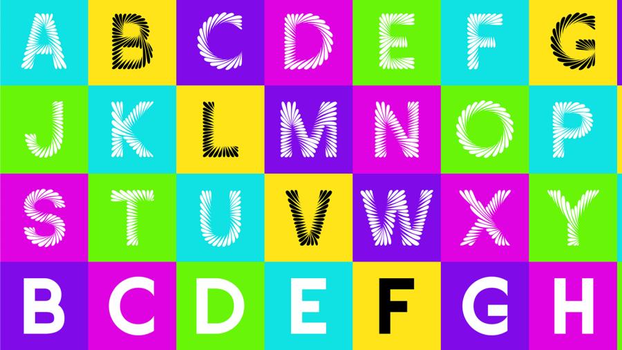 Piotrowski created Vertigo and a website for the typeface with animation in two spring graphic design courses.