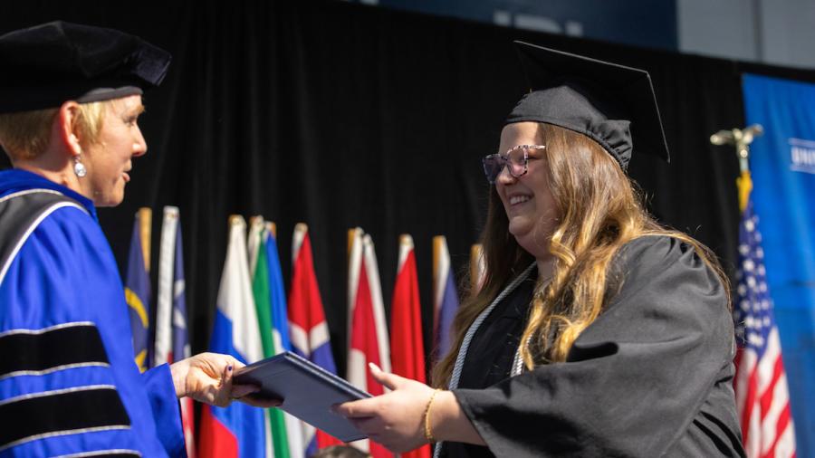 Inspiring grad Ashley Otten