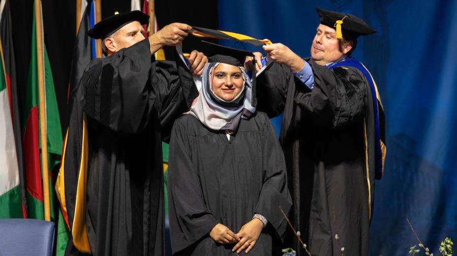 Inspiring grad, Areeba Ali