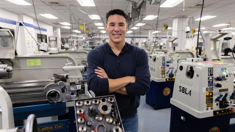 Inspiring grad Gervase Thompson