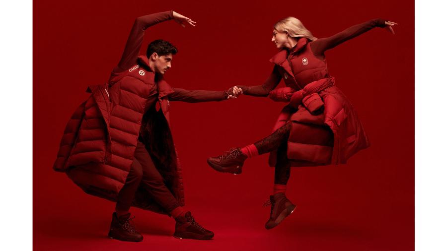 Lululemon apparel for Team Canada, Winter Olympics, Beijing 2022