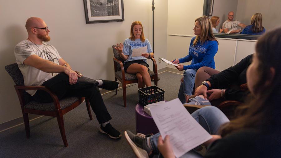 M.S. school counseling, practice and feedback course