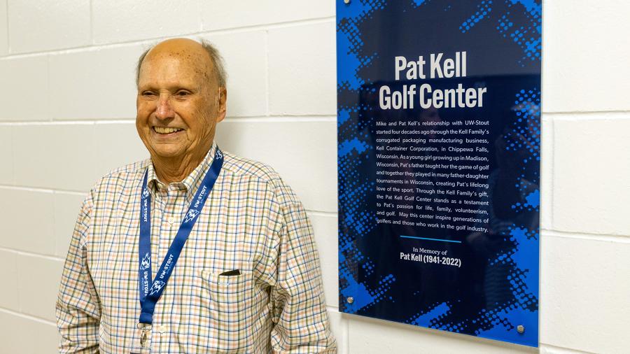 Mike Kell’s gift in honor of his wife led to the creation of the Pat Kell Golf Center.