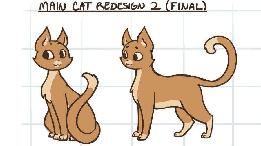 Animation of an orange tabby cat