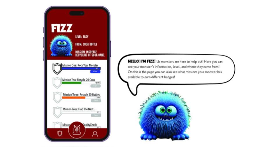 MicroWhat Monster app. By Ashley Jandro