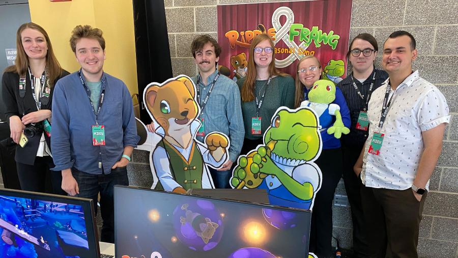 Ripple and Frawg game creators at M+Dev