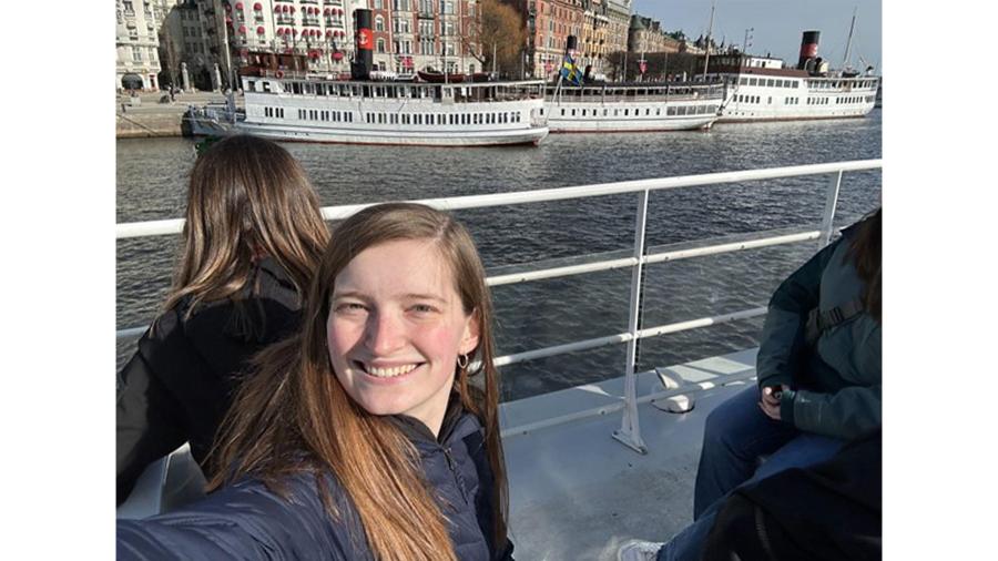 Ferry ride in Stockholm. By Helen Wilson