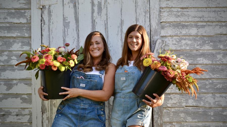 T and Nae Flower Farm owners, Taryn Neeser Menne and Renee Neeser