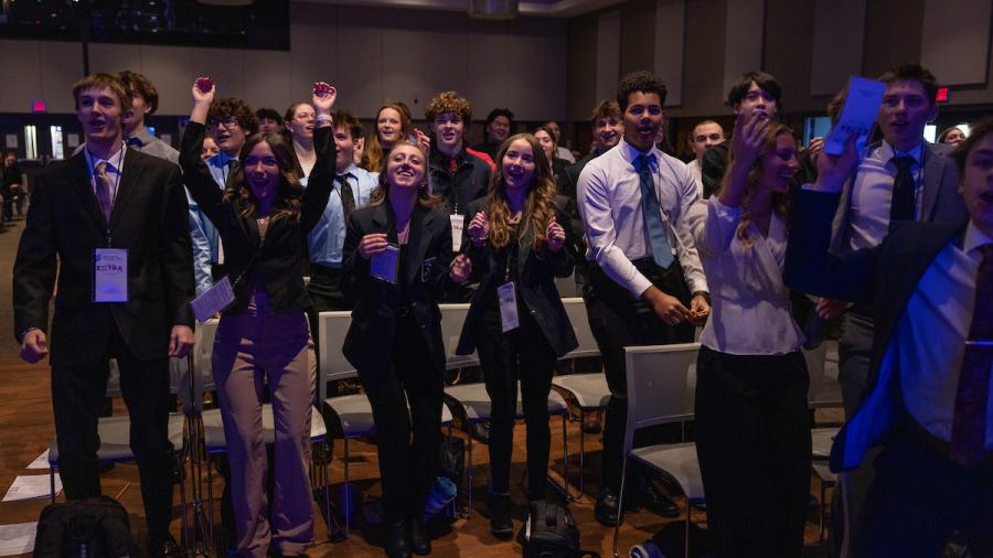 Students at DECA conference