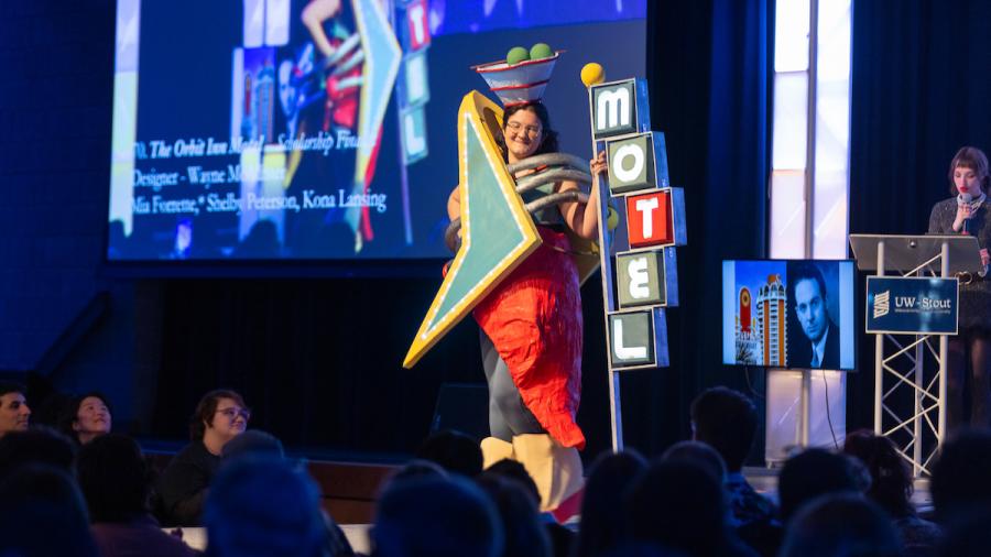 The Orbit Inn Motel sculptural fashion design