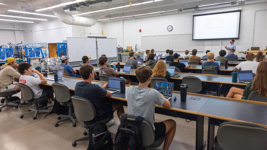 Students in classroom