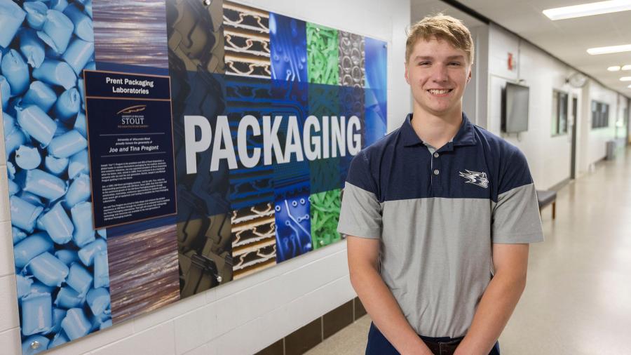 Student in hallway
