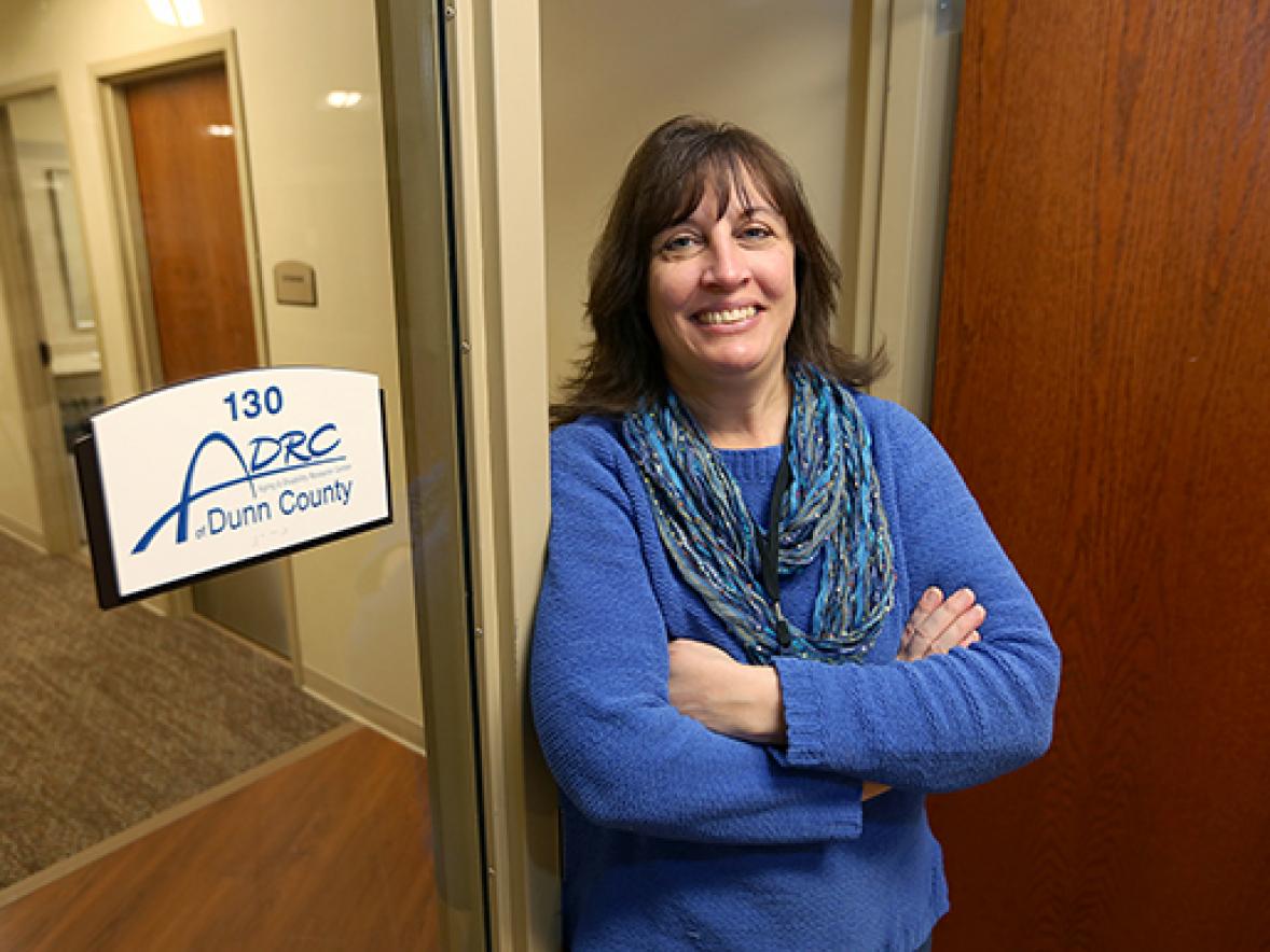 Amy White, intake and assessment social worker for the Dunn County Aging and Disability Resource Center, is pursuing UW-Stout’s new social work professional certificate. The certificate qualifies graduates for social work certification in Wisconsin.