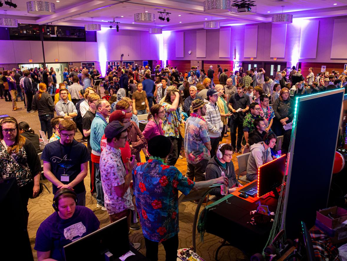 The Stout Game Expo in May drew a large crowd.
