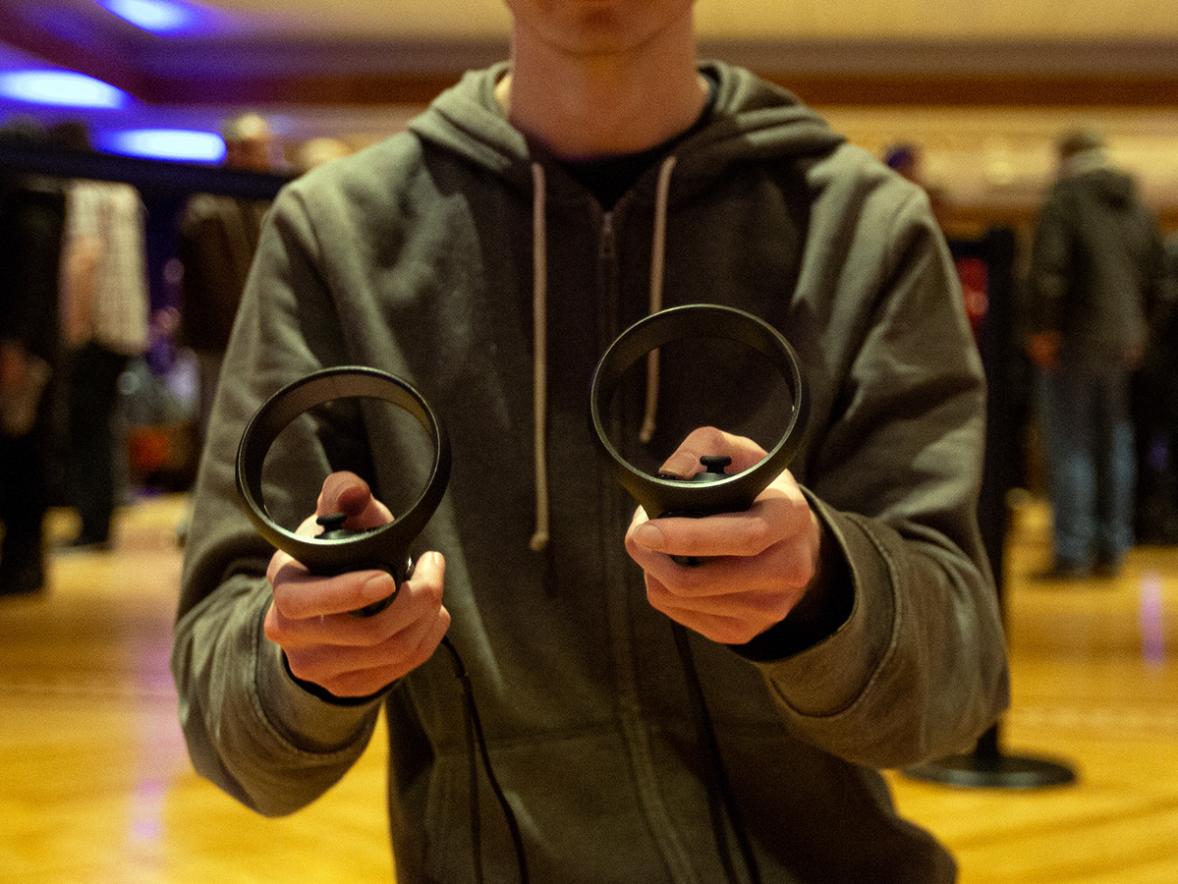UW-Stout’s game design and development programs teach virtual reality, along with other game development skills.