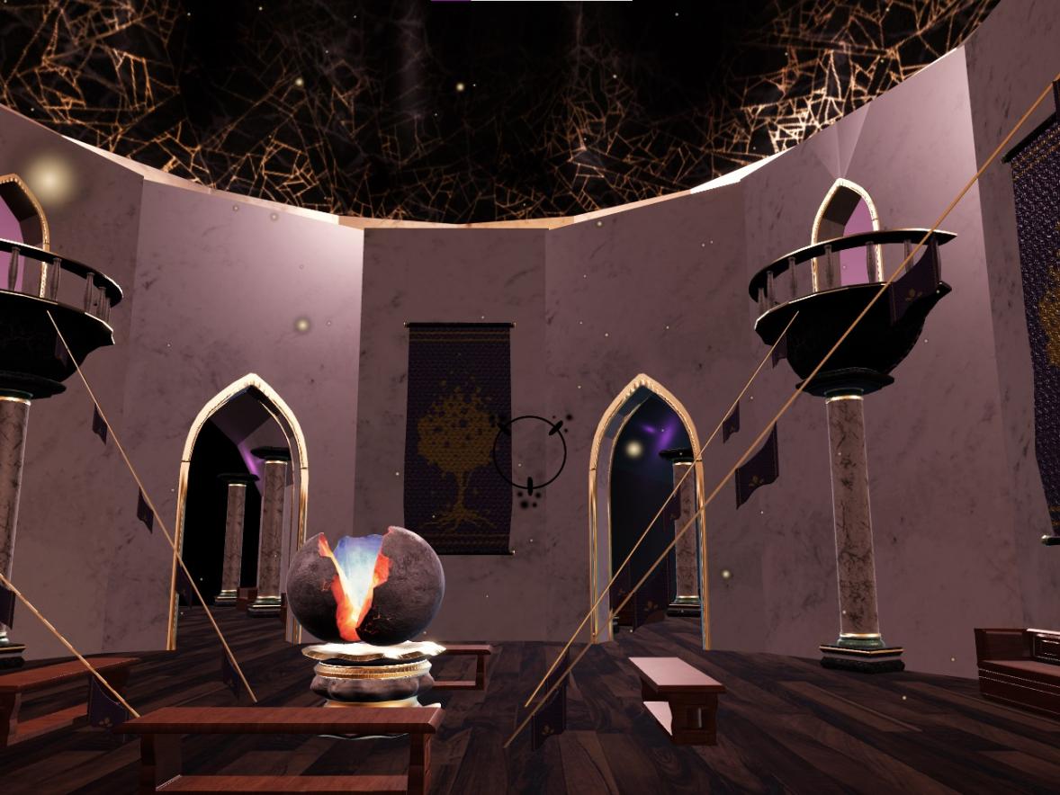 The puzzle game Vessel incorporates 3D models of real artifacts and artwork from the Minneapolis Institute of Art. Photo courtesy the Curators team.