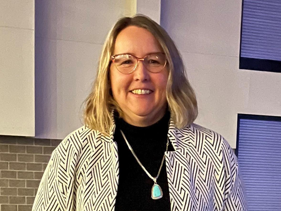 UW-Stout Professor Debbie Stanislawski received the Wisconsin FBLA Business Person of the Year award recently in Madison.