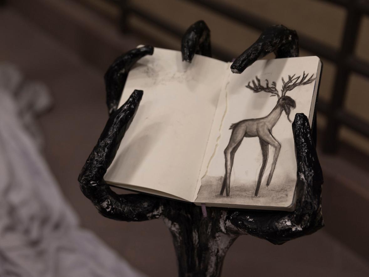Disquiet Dream journal drawing