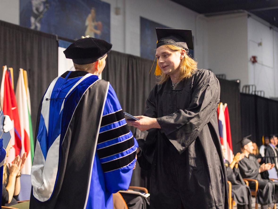 Inspiring Graduate: Evan Mancl, B.S. Applied Social Science  Featured Image