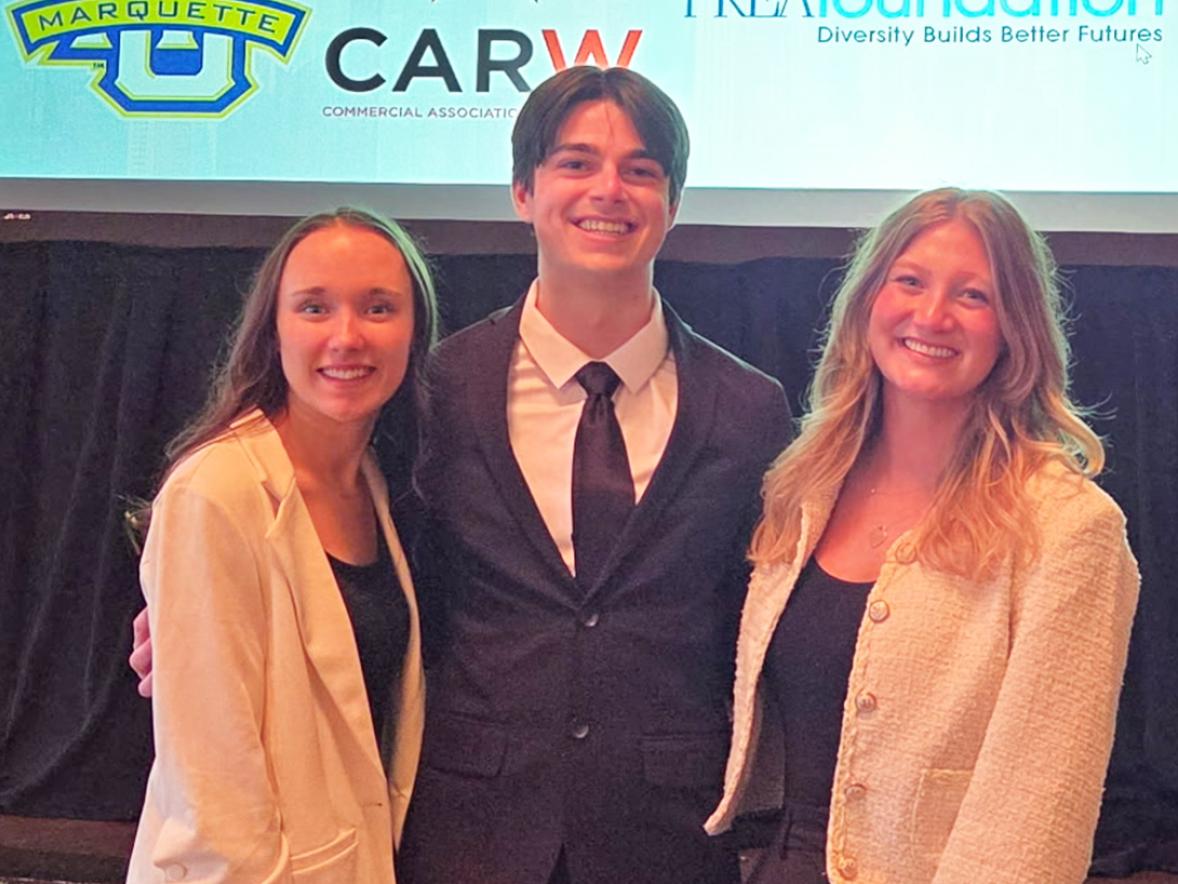 School of Management students propose riverfront hotel model for Milwaukee’s historic Third Ward Featured Image