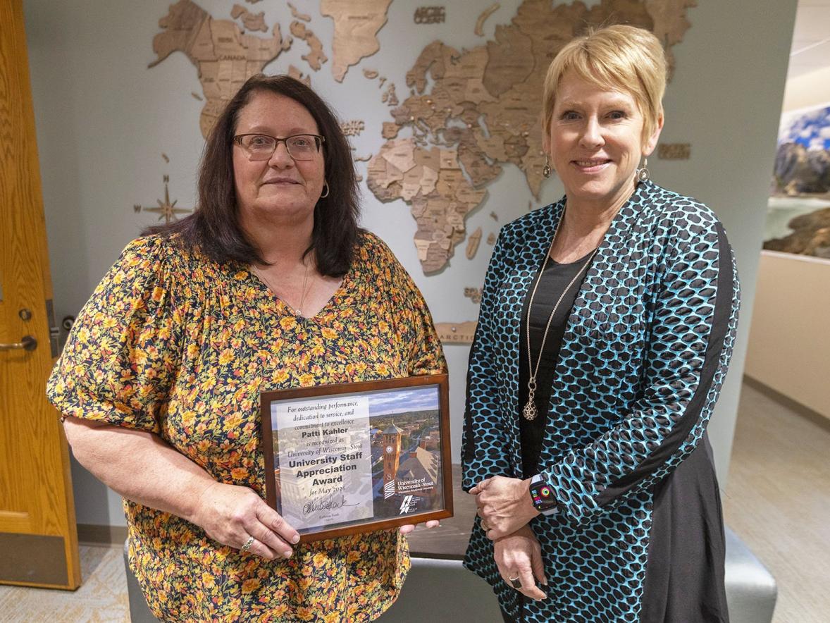 Kahler receives May University Staff Appreciation Award Featured Image