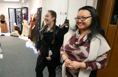 History of Fashion Exhibit at UW-Stout.
