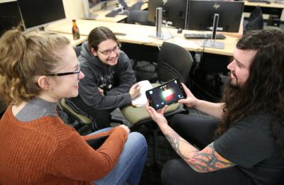 Computer Science students in their GDD 200 course.
