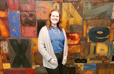 UW-Stout Art Education student, Nicole Seidler.