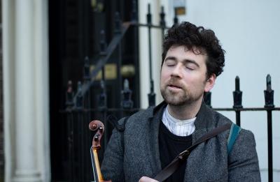 Street musician in Dublin. Photo submitted by UW-Stout PCEM senior, Thomas Knutson.