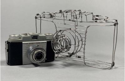 "Wire Camera," a 3D Design course project. By Ethan Scholz.