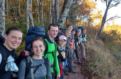 Stout Adventures backpacking trip