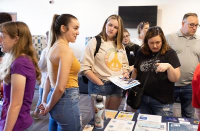 First-Year Registration and Orientation resource fair