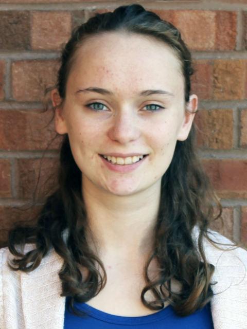 Children's Art Club co-coordinator Olivia Bonlander, art education senior.