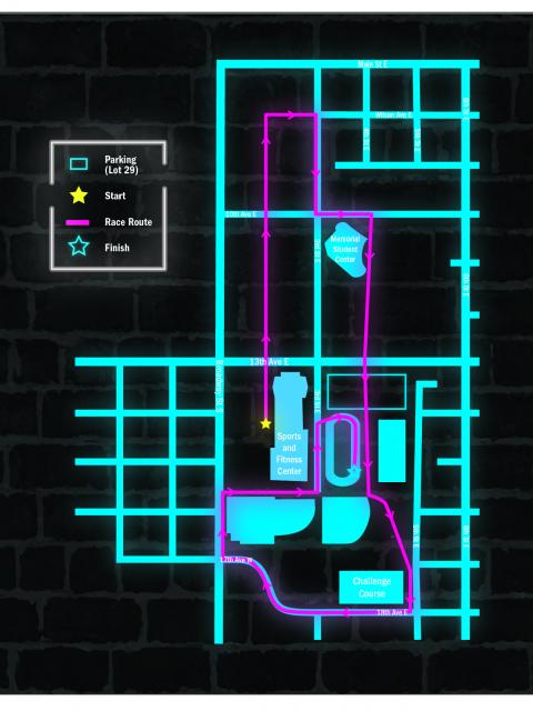 Blue Devil Run Map