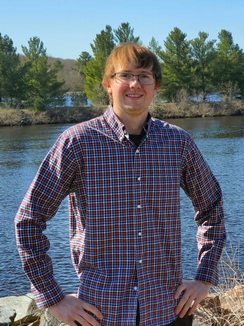 William Kunkel graduates May 7 from UW-Stout with a degree in mechanical engineering, overcoming lifelong challenges with dyslexia.