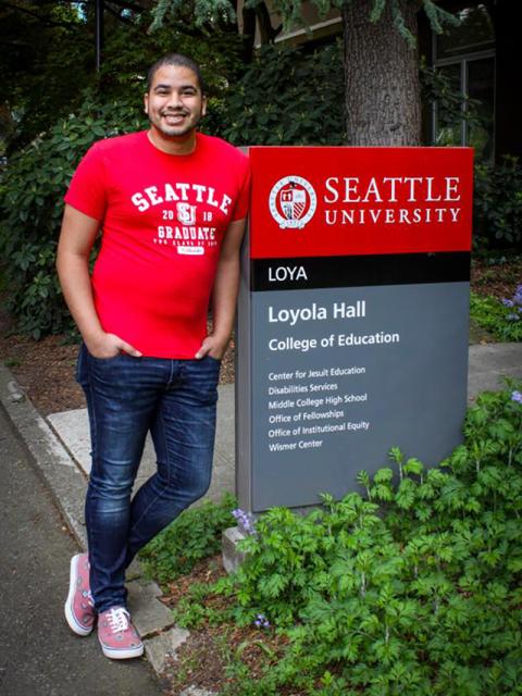 Jones earned a master’s degree in education from Seattle University, where he now works.