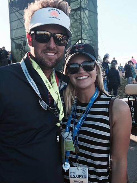GEM alum Geoff Pirkl, next to his wife, Erika, is director of rules and competitions for the Wisconsin State Golf Association.