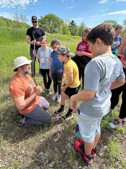Science Exploration Day, grassland bugs and critters with Keith Gilland and Julia Chapman