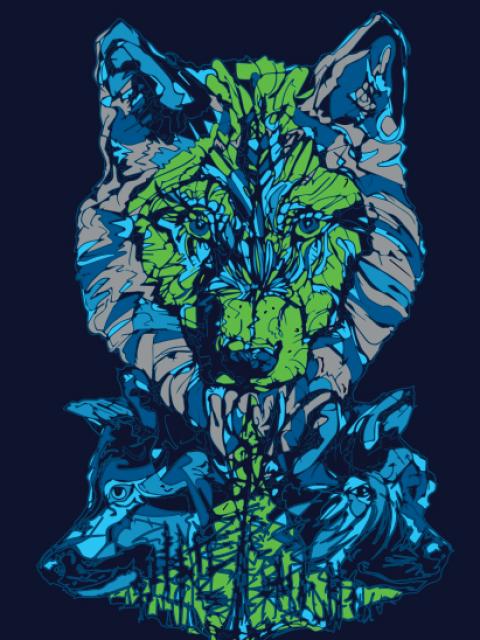 Matt Kunes' Timberwolves hoodie design